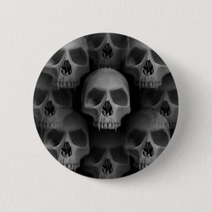 Horror Halloween skulls 6 Cm Round Badge