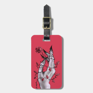 Horror Hand With Roses Gothic Dark Fantasy Luggage Tag