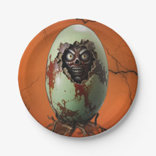 Horror Hatching Paper Plate