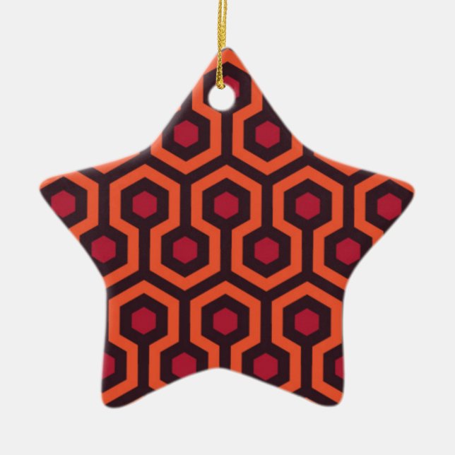 horror hotel carpet xmas ceramic tree decoration (Front)