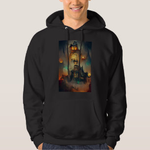 Horror House, Halloween Castle, Monster Castle, Sc Hoodie