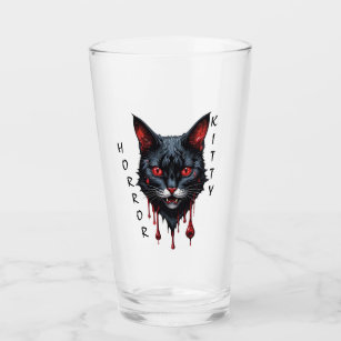 Horror kitty glass