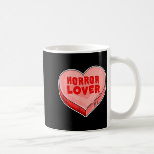 Horror Lover Candy Heart Valentines Day Halloween Coffee Mug