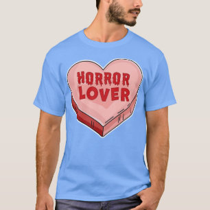 Horror Lover Candy Heart Valentines Day Halloween T-Shirt