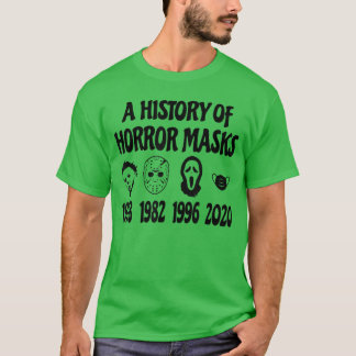 Horror Masks History friends T-Shirt
