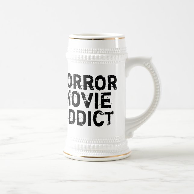 Horror Movie Addict Beer Stein (Right)