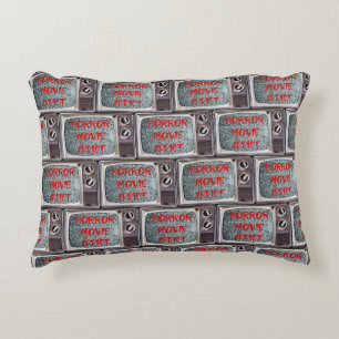Horror Movie Addict Decorative Cushion