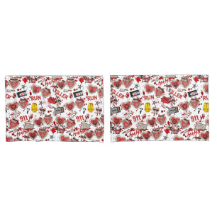 Horror Movie Blood Splatter Pillowcases