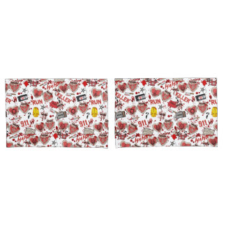 Horror Movie Blood Splatter Pillowcases