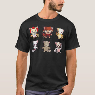 Horror Movie Characters Cat T-Shirt