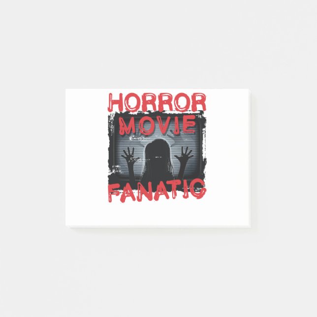 Horror Movie Fanatic Scary Films Post-it Notes (Front)