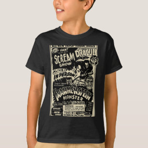 Horror Movie Monster Mummy Dracula Werewolf T-Shirt