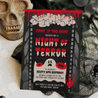Horror Movie Night Film Adult Halloween Party