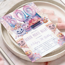 Horror Movie Night Halloween Sleepover