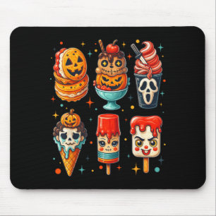 Horror Movie Summer psicle Halloween Ice Cream Mouse Pad