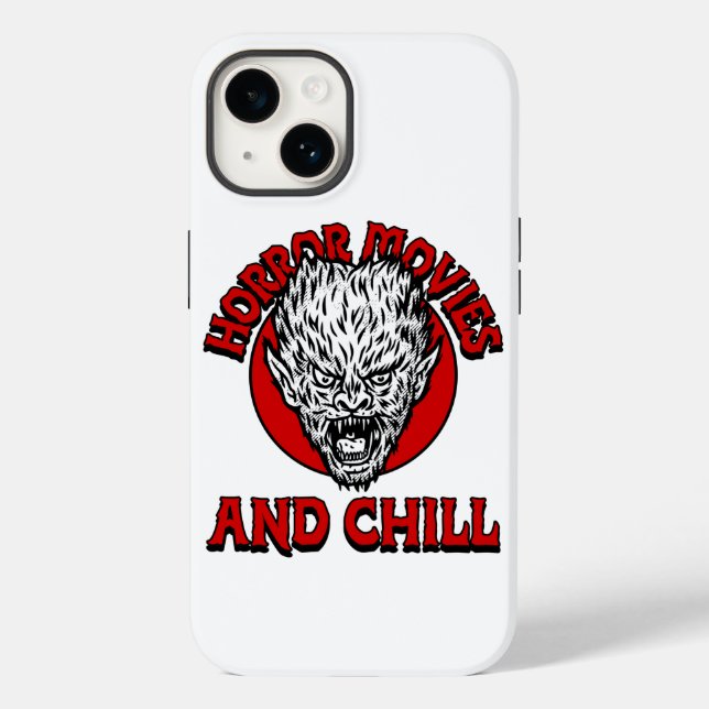 Horror Movies And Chill Case-Mate iPhone Case (Back)