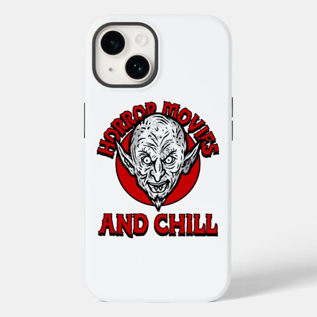 Horror Movies And Chill Case-Mate iPhone Case (Back)