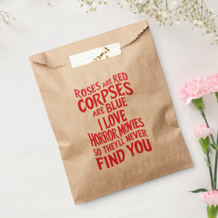 Horror Movies Lovers Halloween Scary Film Favour Bags