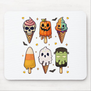 Horror Movies Summer Popsicle Halloween Ice Cream Mouse Pad