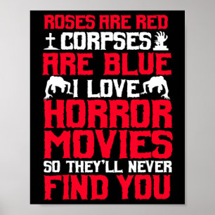 Horror Movies Thriller Halloween Fans Scary Film L Poster