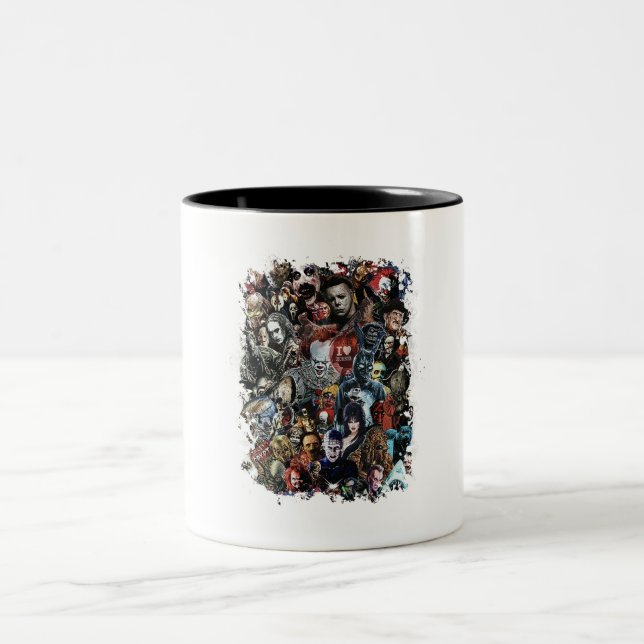 Horror Movies Two-Tone Coffee Mug (Center)