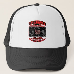 Horror Movies V.H.S Horror Titles A-D Style 3 Trucker Hat