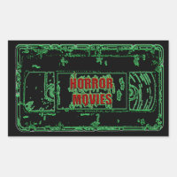 Horror Movies VHS-Neon Green