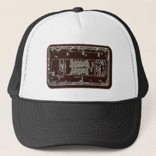 Horror Movies - Video Cassette Red Grey Trucker Hat