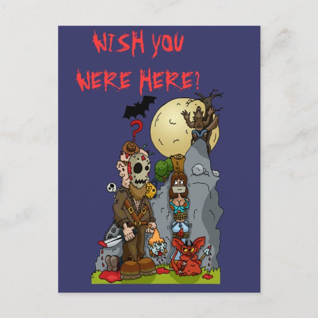 Horror Mural Postcard (Front)