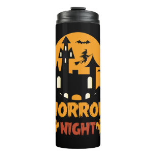 Horror Night Halloween Thermal Tumbler