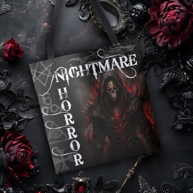 Horror Nightmare Gothic Tote Bag (Creator Uploaded)