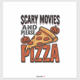 Horror Pizza Shirt for Scary Movie Night Fans_1