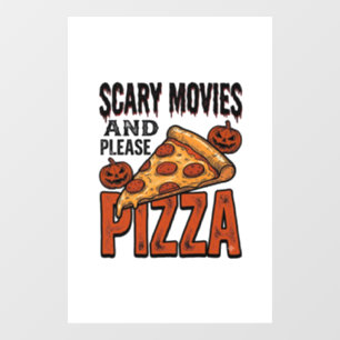 Horror Pizza Shirt for Scary Movie Night Fans_1