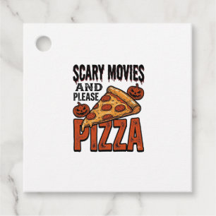 Horror Pizza Shirt for Scary Movie Night Fans_1 Favour Tags