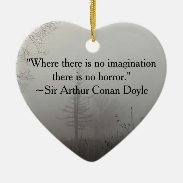 Horror Quote Ornament (Front)