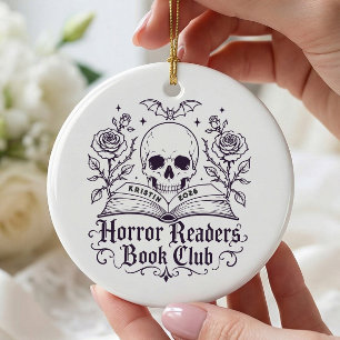 Horror Readers Book Club Ornament