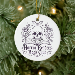 Horror Readers Book Club Ornament