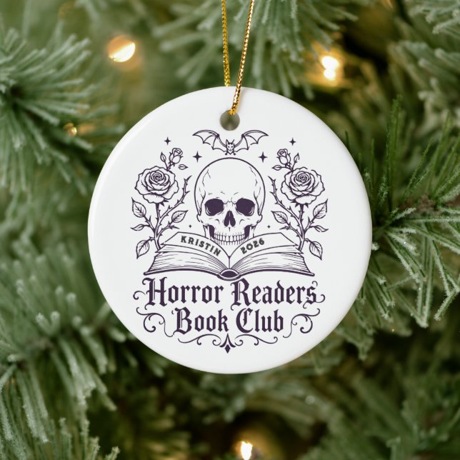 Horror Readers Book Club Ornament (Tree)