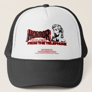 Horror Tales From The Telephone Retro Movie Ad Trucker Hat