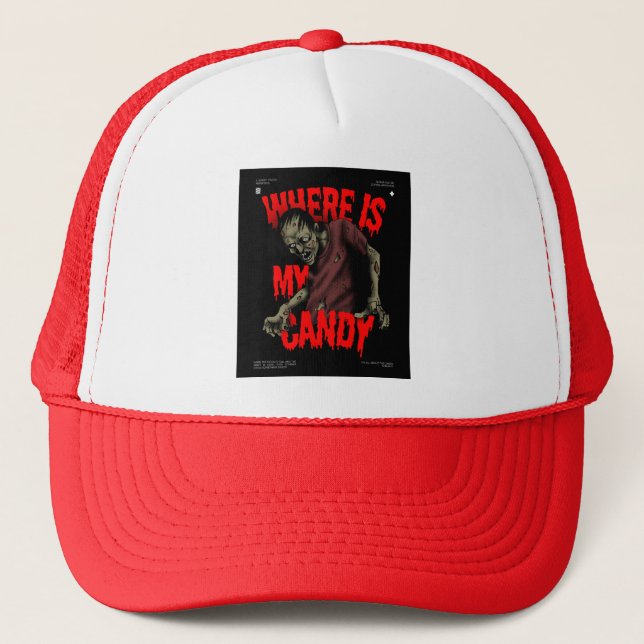 horror trucker hat (Front)