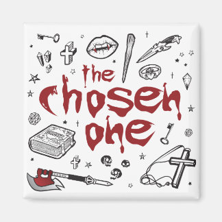 Horror TV Vampire Slayer Theme Magnet