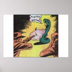 Horror vintage comics 1950s   classic and retro poster