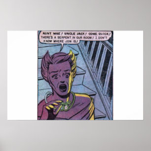 Horror vintage comics 1970s   classic and retro poster