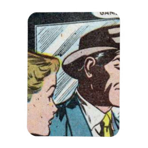 Horror vintage comics 50s classic and retro magnet