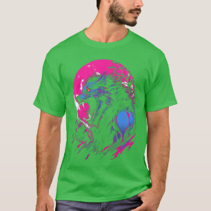 Horror Werewolf Head Halloween Mythology Wolf Shif T-Shirt