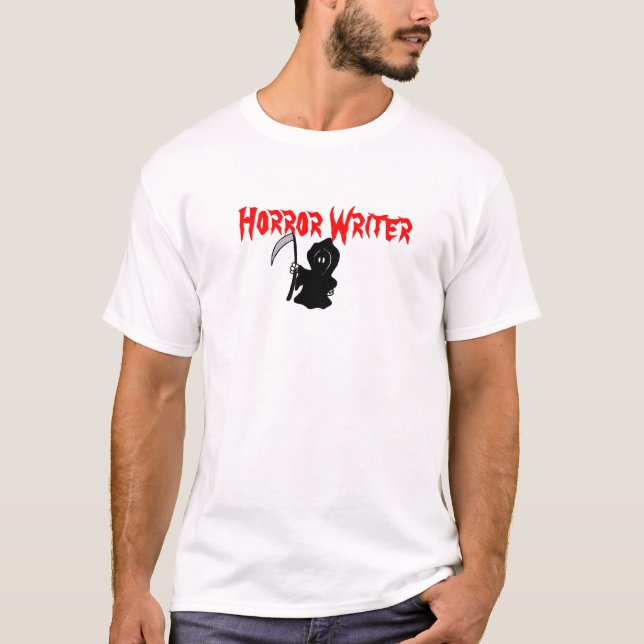 Horror Writer Grim Reaper T-Shirt (Front)