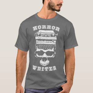 Horror Writer Halloween Author Novelist Typewriter T-Shirt