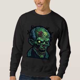 Horror Zombie Monster Nightmare Scary Terrifying H Sweatshirt