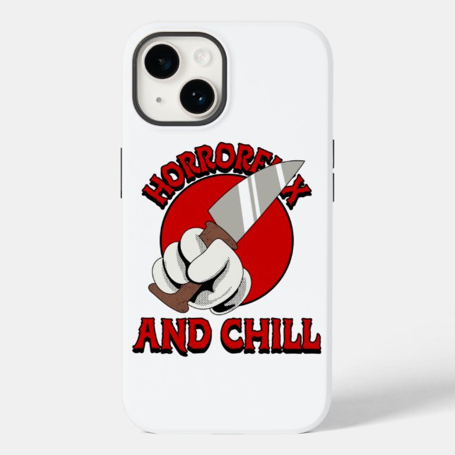 Horrorflix And Chill  Case-Mate iPhone Case (Back)