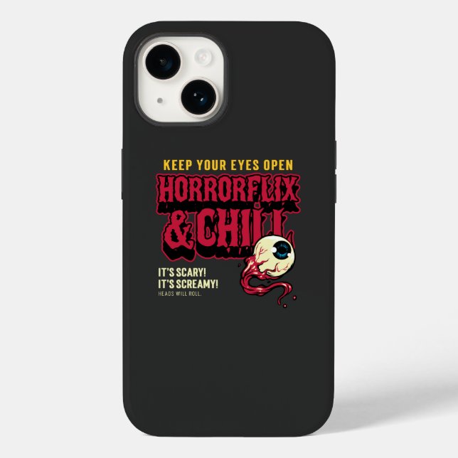 Horrorflix And Chill  Case-Mate iPhone Case (Back)